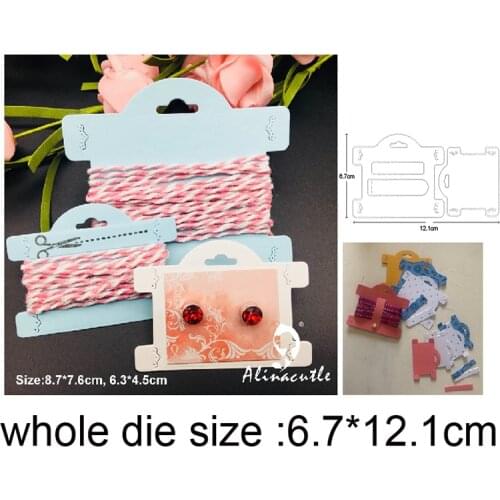 Sewing coil Metal Cutting Dies Scrapbooking Stencil DIY Paper Card Decorative Embossing Die Cut Craft Dies 2021 NEW