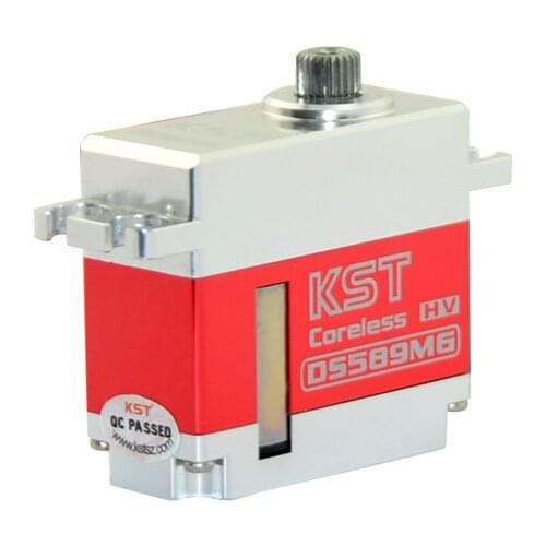 Metal HV Digital Servo KST 40g/ 10kg/ .08 sec All DS589MG or 500 class helicopter