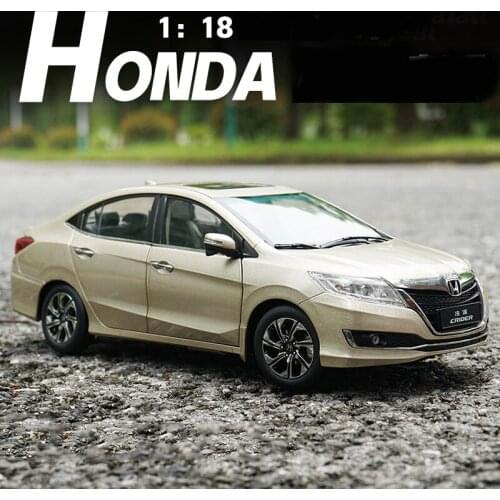 Diecast Model Car 1/18 Lingpai 2018 HONDA CRIDER Alloy Static Display Hot Toys for Boys Collection Kids Color Boxed Lifelike