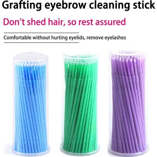 Eyelash Extension Tools Individual Eyelashes Removing Tools Applicators Disposable Eyelash Brushes Swab Microbrushes