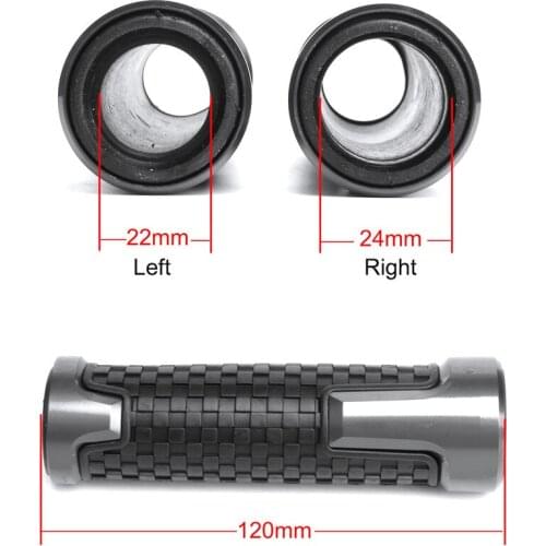 2018 NEW LOGO N-MAX 7/8'' 22MM CNC Motorcycle handle grips racing handlebar grip For YAMAHA NMAX 155 2015 2016 2017