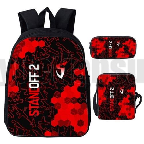 Hot Game Standoff 2 Backpack Men Shooting War Game 3D Print Travelbags Kids Schoolbags Women Harajuku Laptop Bag Boys Girls Bag