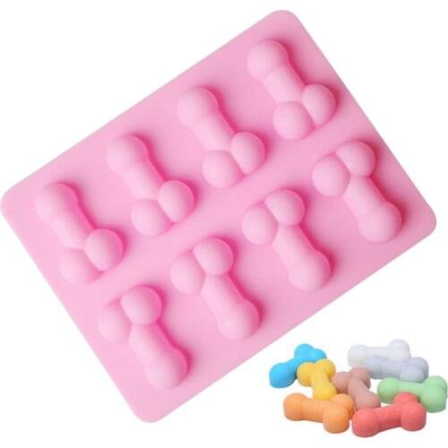 Sexy Penis Cake Mold Dick Ice Tray Silicone Mold Soap Candle Moulds Sugar Craft Tools Chocolate Mould Mini Ice Cream Forms