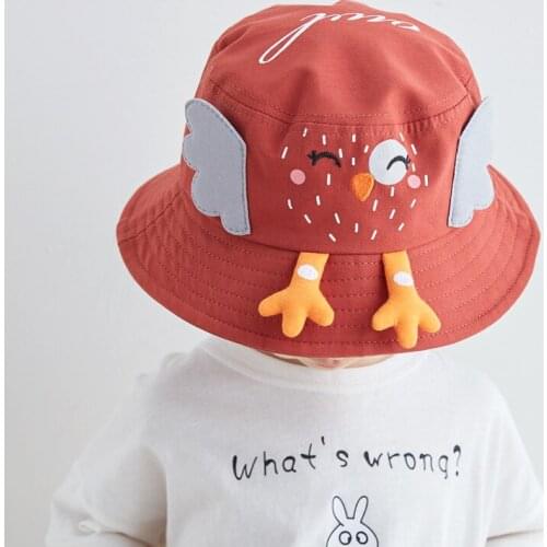 Spring Summer Baby Hats Lovely Cartoon Outdoor Sun Hats Kids Boys Girls Beach Caps Autumn Cotton Fisherman Hat