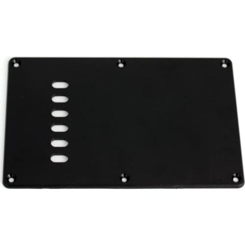 Ply Single Black Guitar Tremolo Spring Backplate Cover For Black Electric Guitar N58B