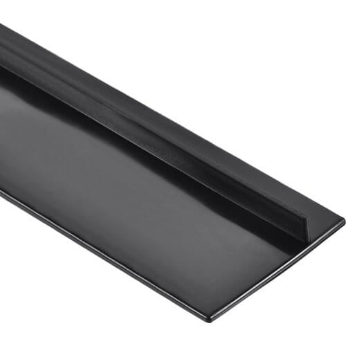 Uxcell Trim Seal, Silicone T-Seal Channel Edge Protector Sheet, 535mm/21.06" Length, 2.2" Width Black 3pcs
