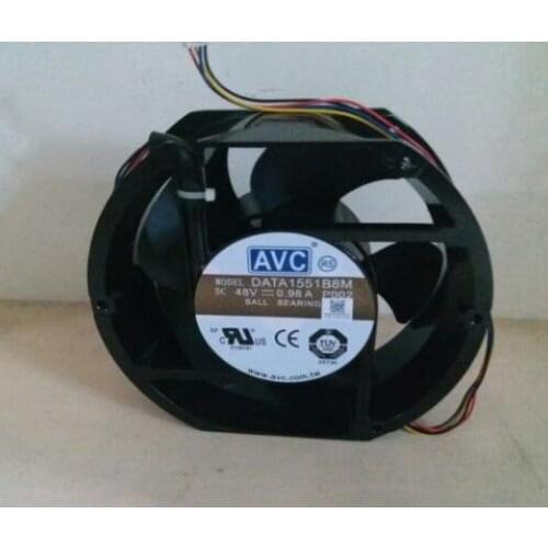 17251 DATA1551B8M 48V 0.98A metal shell high temperature resistant 4 Wire Fan