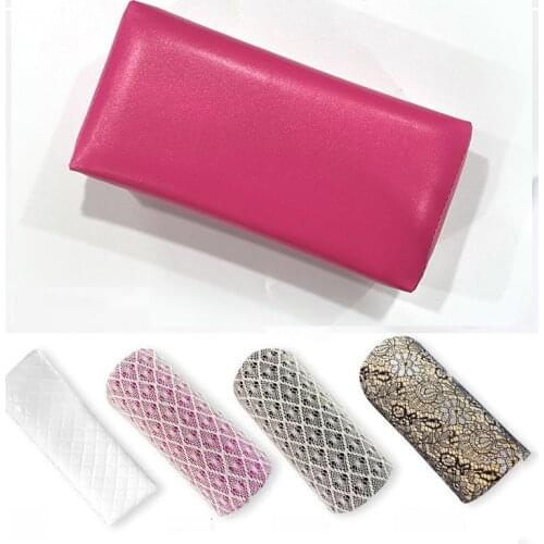 1 pc PU Leather Soft Hand Cushion Hand Rest Pillow Professional Nail Art Rectangle Leather Pad Manicure Accessories Tool