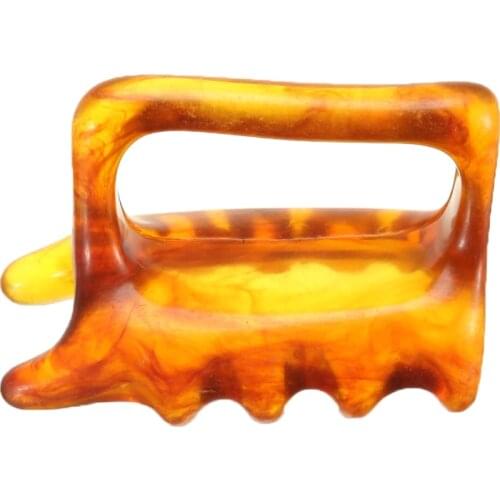 1PCS Body Massage Spine Cervical Vertebra Resin Physical SPA Scraping Massager Promote Blood Circulation Health Care Tool