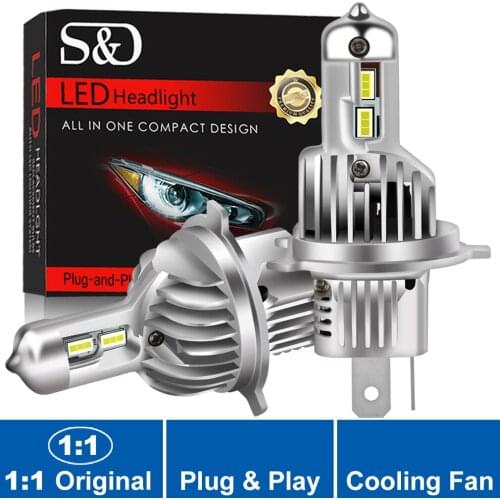 2pcs 10000LM CSP H4 H7 LED Lamp H11 H8 H9 9006 HB4 H1 9005 HB3 H1 H3 Car Headlight Bulb 50W Auto Fog Lights 6000K 12V