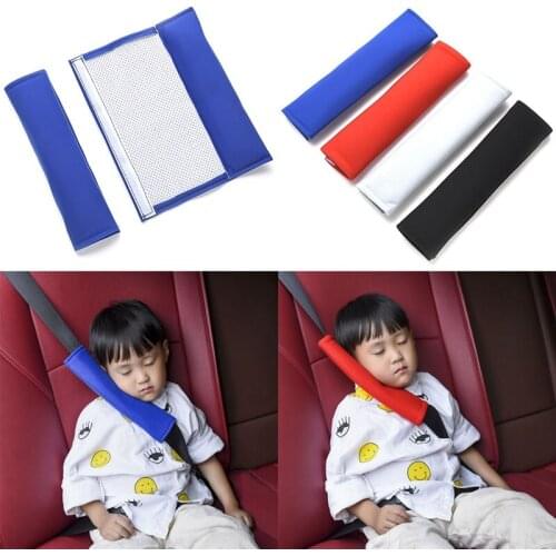 2Pcs/Lot Auto Cotton Safety Belt for Child Shoulder Protection Pad Seat Belt Cover Car-styling