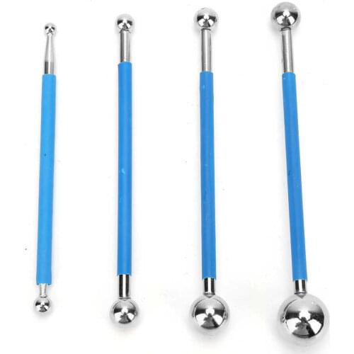 4x Double Steel Pressed Ball Tile Grout Repairing Stick Floor Scraping Tool