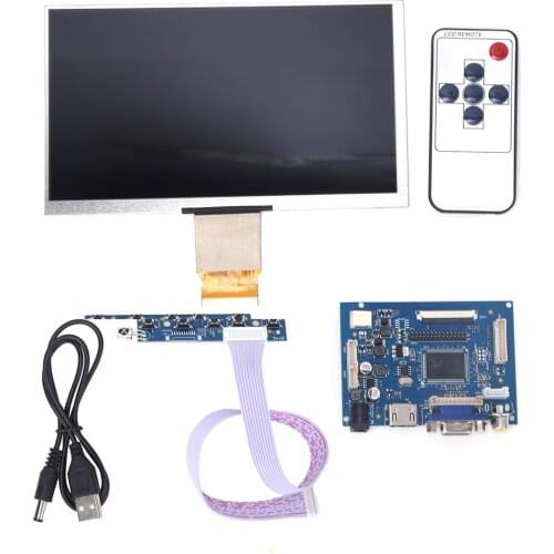 7 Inch LCD TFT Display 1024X600 VGA Monitor Screen Kit For Raspberry Pi 3/2 Monitor Screen Kit Tool Set