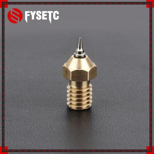 3D Printer Part 0.2/0.3/0.4/0.5mm Airbrush Nozzle Adapter With Nozzles Airbrush Nozzle Adapter Set For V6 Hotend 1.75mm Filament