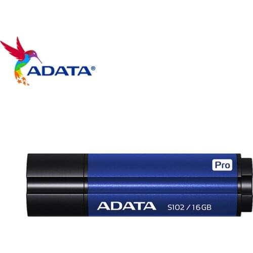 ADATA S102 Pro USB 3.2 Gen 1 Flash Drive 64GB 32GB 16GB High Speed Memory Stick Storage Disk Portable USB Pendrive For Computer