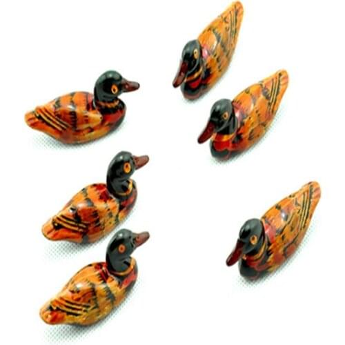 Wood Painted duck chopstick holder Set Support Fork Coffee Spoon Creative Dinnerware ducks Stand Kithchen Tools