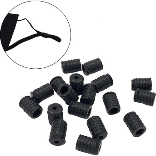50/100pcs Lock Plastic Stopper Cord End Toggle Face Mask Holder Drawstrings Elastic Adjuster Mask Elastic Buckle