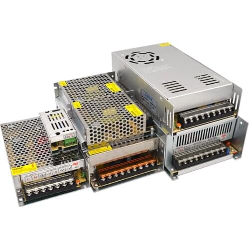 Power Supply 9V 12V 18V 48V AC DC Transformer 220V To 12V 5A 10A 15A 20A 25A 30A Switching Adapter SMPS Driver For LED Strips