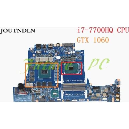 JOUTNDLN FOR Dell Alienware 15 R3 17 R4 Laptop motherboard CN-0NXK67 0NXK67 BAP10 LA-D751P i7-7700HQ CPU and GTX 1060 Test work