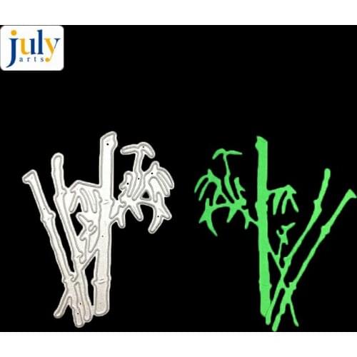 Julyarts Cutting Dies Bamboo Shape Metal Embossing Stencils Photo Album DIY Stamps and Dies for Scrapbooking and Card Making