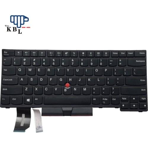 New For Lenovo Thinkpad E480 E490 R480 R490 L490 US Language (Black Left&Right Key) Laptop Keyboard SN20P32870 10PE559