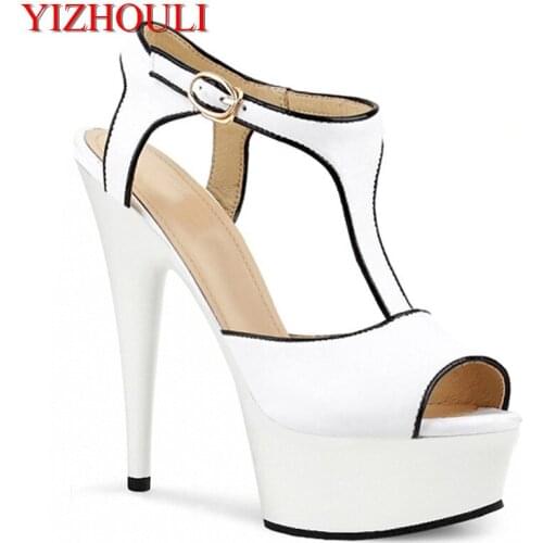 Summer 15 cm high heels, sexy models sell stage sexy dancing shoes