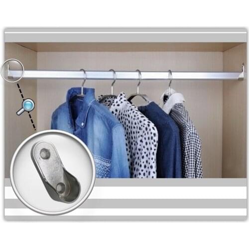 Metal Bracket for Oval cloth hanging rail tube 30*15mm