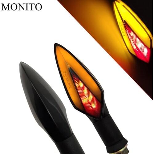 Motorcycle Turn Signal Lights LED Indicators Tail Flashers Amber Lamp For honda CBR 600 F2,F3,F4,F4i CBR600RR CBR600 CBR750 RR