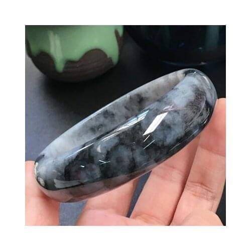 Natural jade bracelet Xinjiang Hetian jade bracelet Black Bangle Elegant Princess Jewelry Best Gift jade jewelry