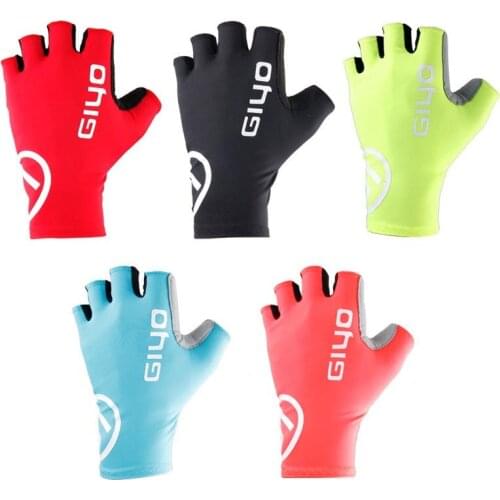 Non-slip Cycling Gloves Breathable Half Finger Gloves Unisex Bicycle Mittens MTB Racing Road Outdoor Hiking Motorcycle Gloves