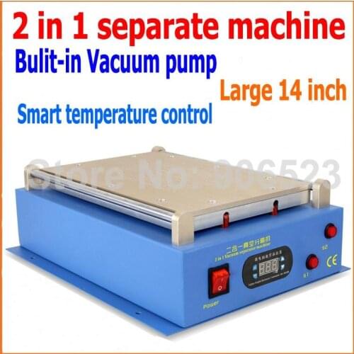 New 14inch LCD glass separator machine touch screen separator repair for ipad screen