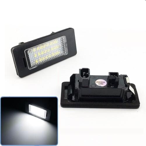 Error Free Led License Plate Lights Lamps Bulbs Canbus White 6000k 12V For BMW E39 E60 E61 E82 E90 E91 E92 E93 X5 X6
