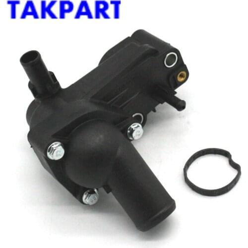 TAKPART New Engine Coolant Thermostat & Housing Assembly for Ford 1198060 2S4Q9K478AD