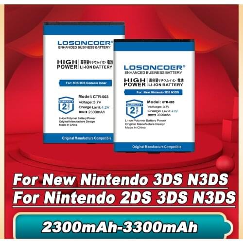 For Nintendo 3DS for 2DS 3DS CTR-003 CTR003 CTR 003 CTR-001 C/CTR-A-AB MIN-CTR-001 JAN-001 PSP, NDS rechargeable battery pack