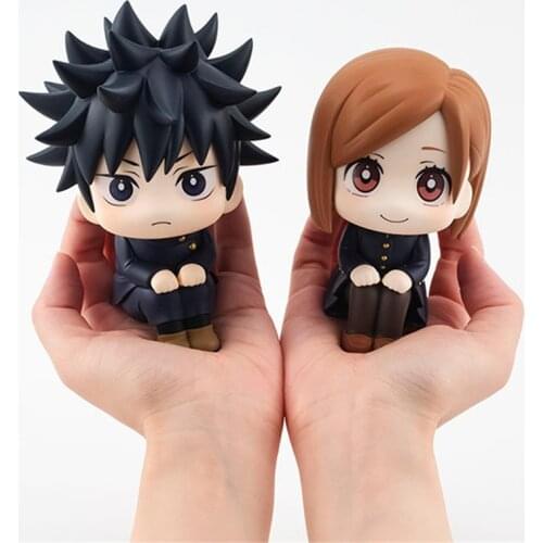 Anime Jujutsu Kaisen Figurine Cute Gojo Satoru Itadori Yuji Look Up PVC Anime Action Figure Anime Jujutsu Kaisen Figurine suits
