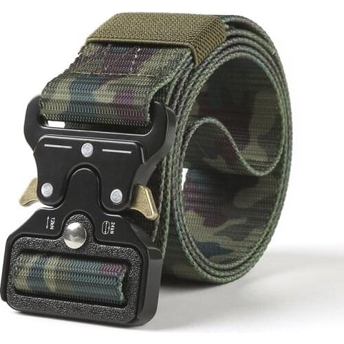 New army Style Combat tactical belt Wide Multi Function long Canvas waist belt adult Outdoor hunting military training Waistband