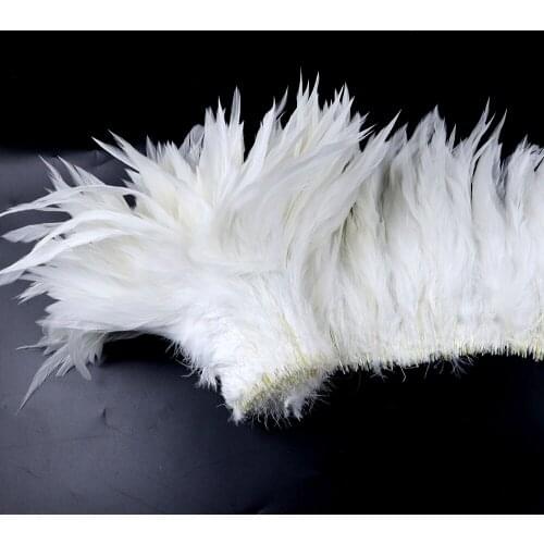 1 Bunch 1000pcs White Rooster Saddle Feathers Pheasant Decoration Plumes DIY Jewelry Party Decorative Plume Wholesale