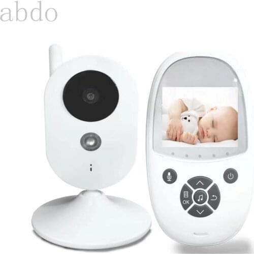 Wireless Video Baby Monitor 2.4 inch Color Security Nanny Camera 2 Way Talk Night Vision IR LED Temperature Monitoring