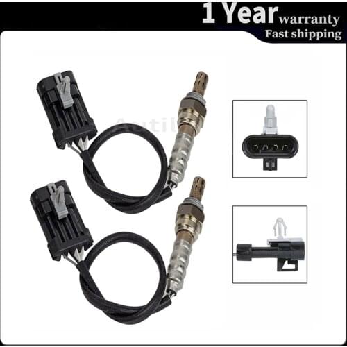 For Buick Regal Cadillac Chevrolet C1500 Gmc K1500 Yukon Pontiac 4 Wires Lambda Upstream Oxygen Sensor Auto Parts 2Pcs 234-4012