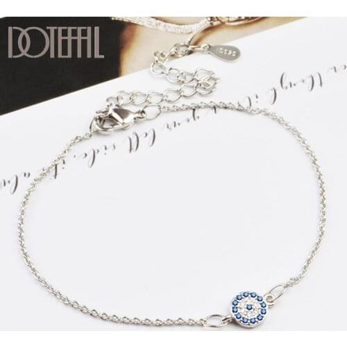 Синие браслеты DOTEFFIL China At AliExpress