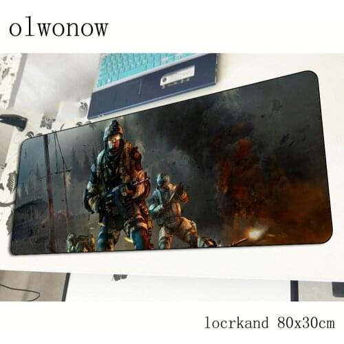 Warface mousepad 80x30cm Beautiful gaming mouse pad big gamer mat Domineering computer desk padmouse keyboard large play mats