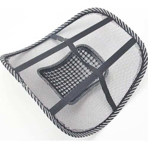 Chair Back Support Massage Cushion Mesh Relief Lumbar Brace Car Truck Office Home Cushion Seat Chair Lumbar Back Support Chair
