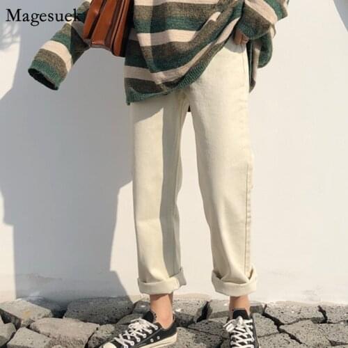 Fashion Simple Pants Women 2021 New Solid Pants Women High Waist Casual Straight Harajuku Korean Sweatpants Women Trousers 10385