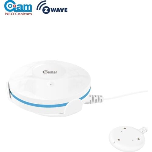 NEO Coolcam Z Wave Flood Detection Sensor Smart Home Automation ZWave Water Leak Sensor with Remote Probe Water Resistant