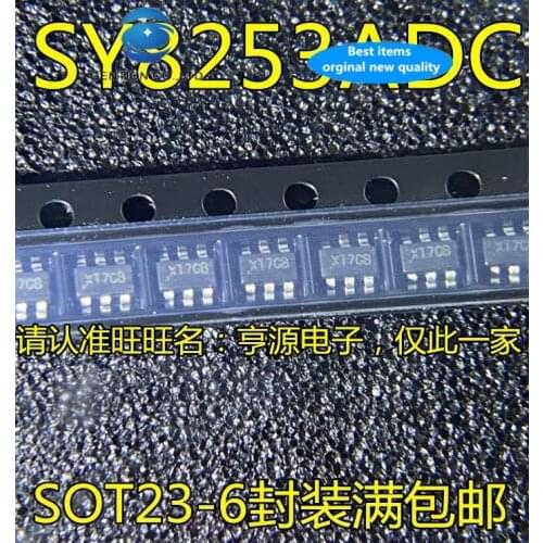 30 PCS 100% new and orginal real stock SY8253 SY8253ADC silk-screen XT SOT - 23-6 synchronous buck/DC - DC voltage regulator IC