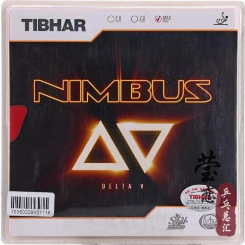 Original Tibhar NIMBUS DELTA V table tennis rubber for ping pong racket game