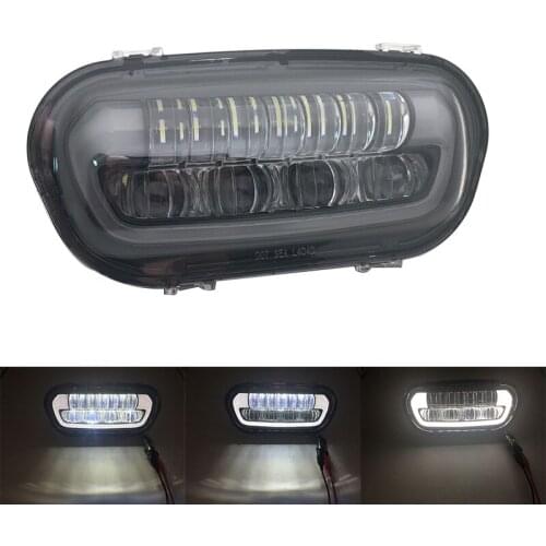For Fat Bob headlight Motorcycle Led Hi Low Beam White DRL 55W Front Driving Lamp For Fatbob 2018 2019