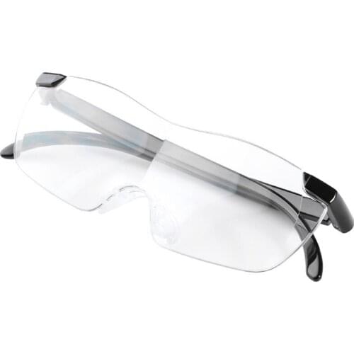 Portable Wearing Magnifying Glasses Pocket 1.6x Elderly People Newspaper Read Helping Hand Eyeglasses Magnifier TV Screen Loupe