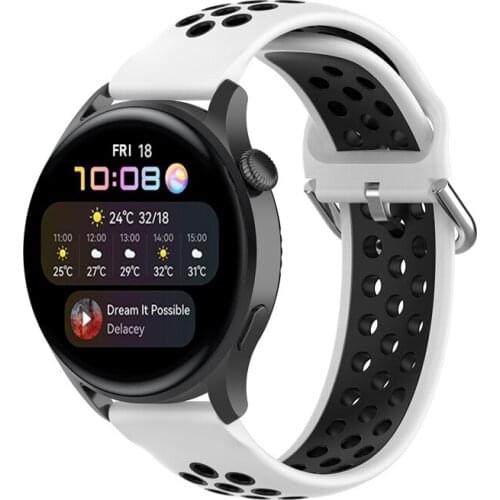 20mm silicone strap compatible with Samsung Galaxy watch 41mm/Active 2/Huawei watch 42mm Soft replacement strap for Amazfit Bip