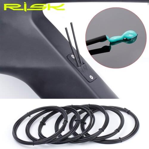 RISK Bike Cable Wire Catheter Contain Oil for Road Mountain Bike Internal Cable Routing Brake Shifting Cable Guide Pipe Housing